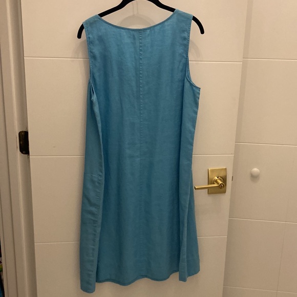 Like New J Jill linen swing dress size large - Picture 3 of 3